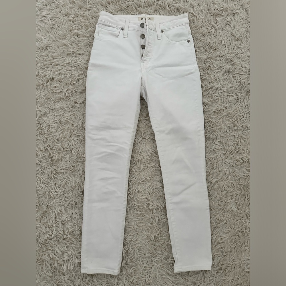 Madewell curvy high-rise skinny cropped jeans. Size 25.